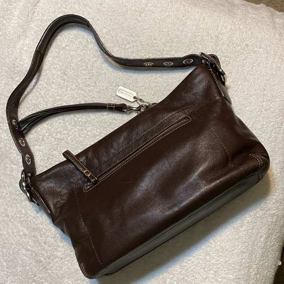 Coach Legacy Brown East West Bag - Picture 1 of 8
